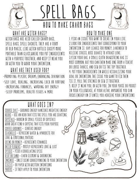 Free Witchcraft Printables