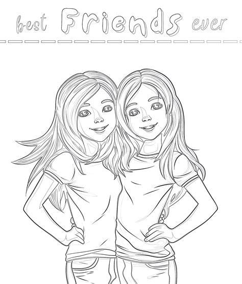Friends Coloring Pages