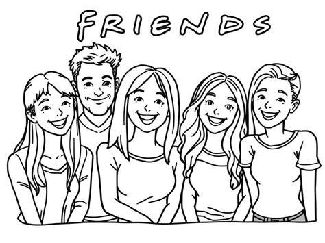 Friends Coloring