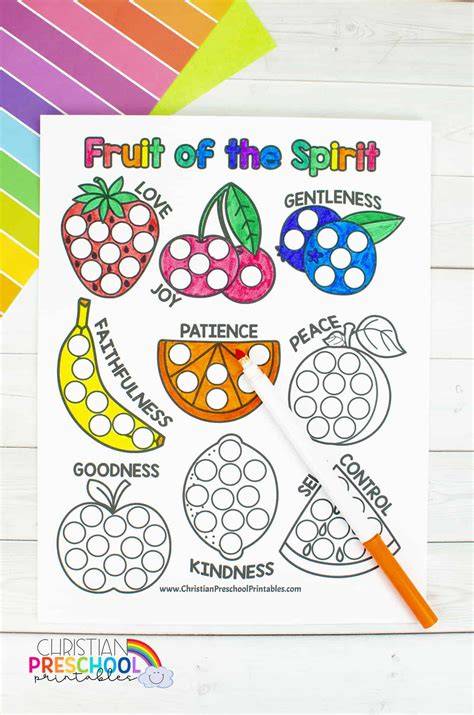 Fruit Of The Spirit Craft Printable