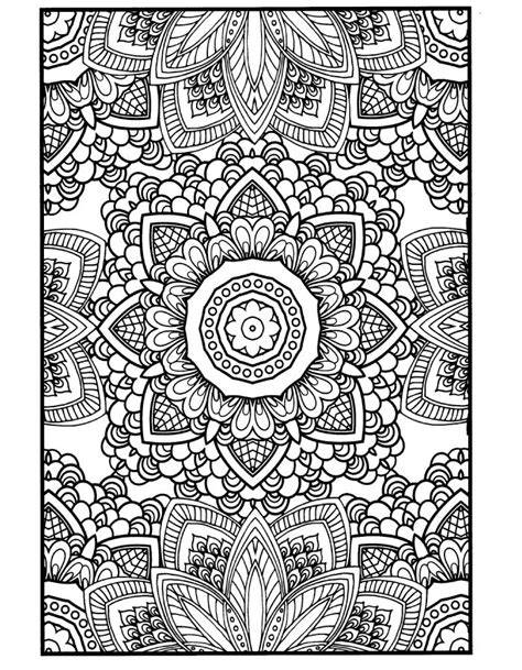 Full Page Mandala Coloring Pages