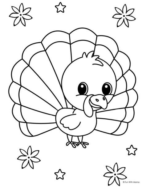 Fun Turkey Coloring Pages