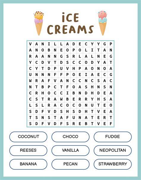 Fun Word Search Puzzles Printable