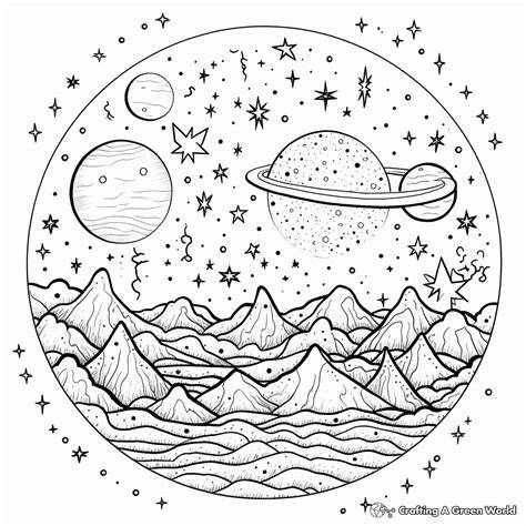 Galaxy Coloring Pages
