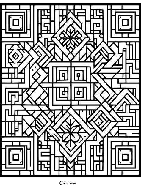 Geometric Coloring Sheets