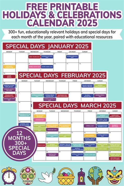 2025 holidays calendar