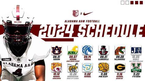 alabama football calendar