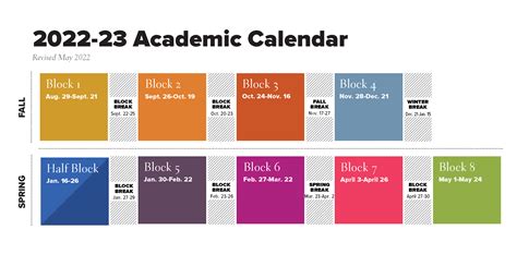 colorado college academic calendar