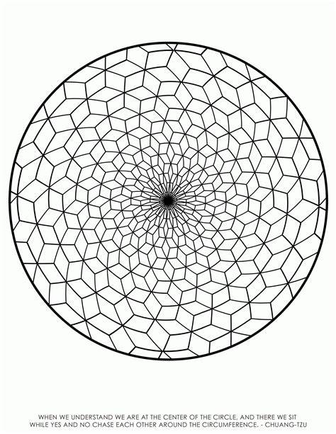 Geometry Coloring Pages