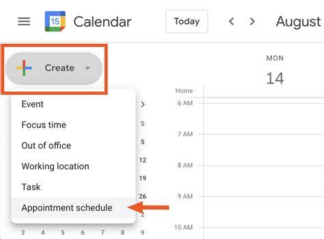 google calendar appointment schedule