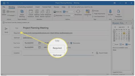 how to send calendar invite outlook