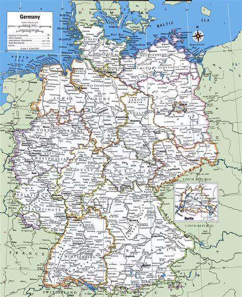Germany Map Printable