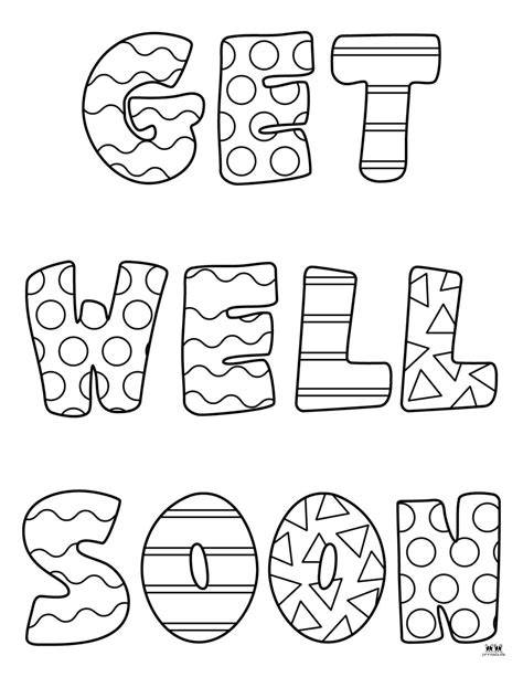 Get Well Coloring Pages Printable
