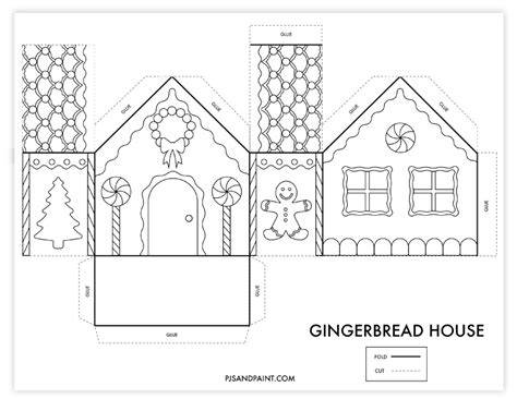 Gingerbread House Printable