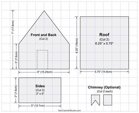 Gingerbread House Template Free Printable