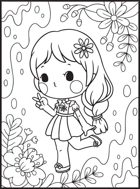 Girl Coloring Pages For Kids