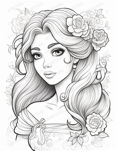 Girly Pictures To Color