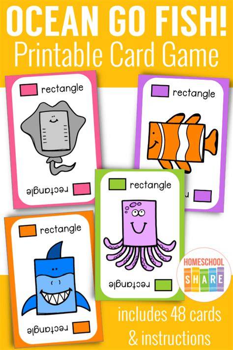 Go Fish Card Game Printable