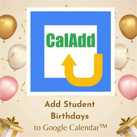 Google Calendar Birthdays