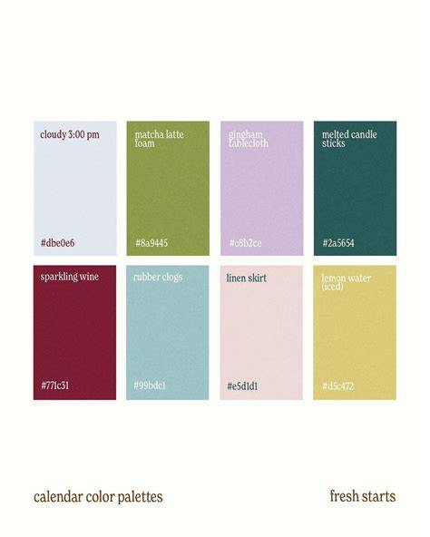 Google Calendar Color Scheme Generator