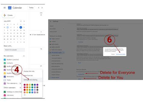 Google Calendar Delete Calendar