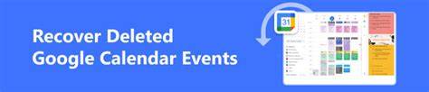 Google Calendar Recover Deleted Events