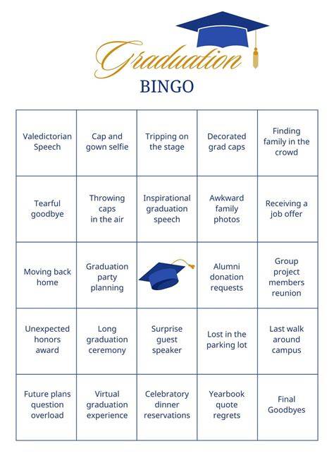 Graduation Bingo Free Printable