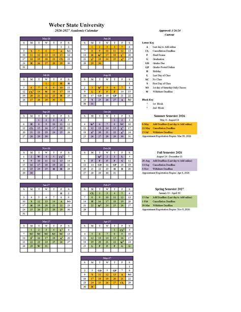 asu fall 2025 calendar