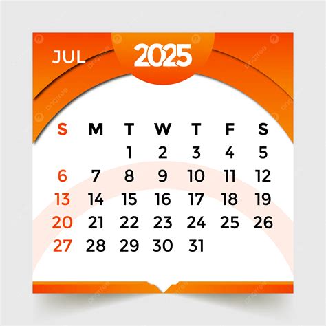 july 2025 calendar