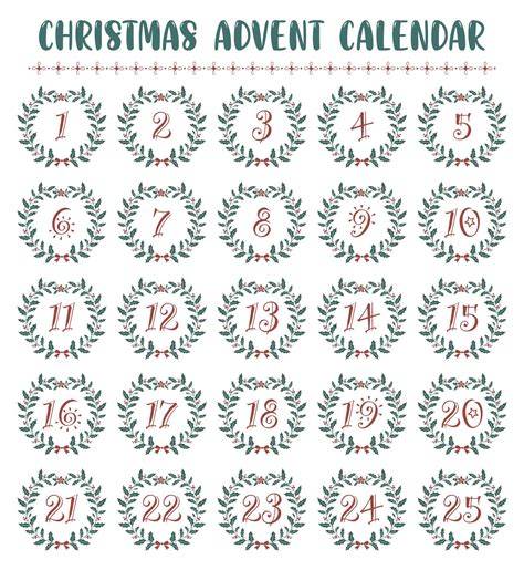 xmas tree advent calendar
