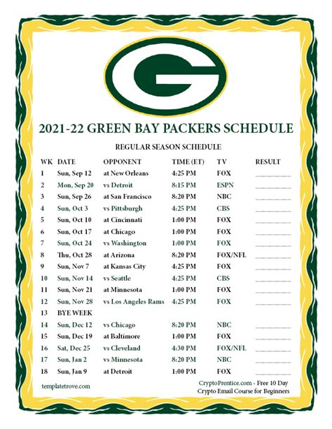 Green Bay Events Calendar