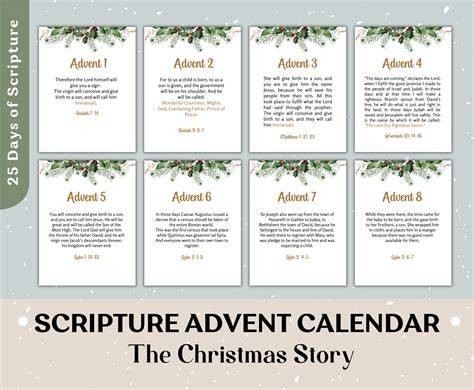 advent calendar bible passages