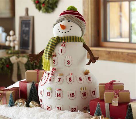 advent calendar snowman