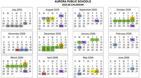 aurora public schools calendar