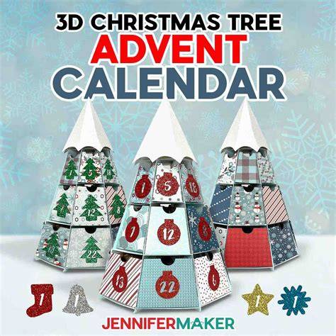 christmas tree advent calendar