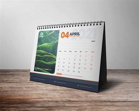 customised desk calendar