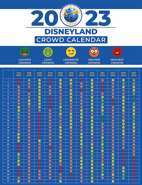 disneyland crowd calendar