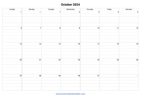 october 2024 calendar printable pdf