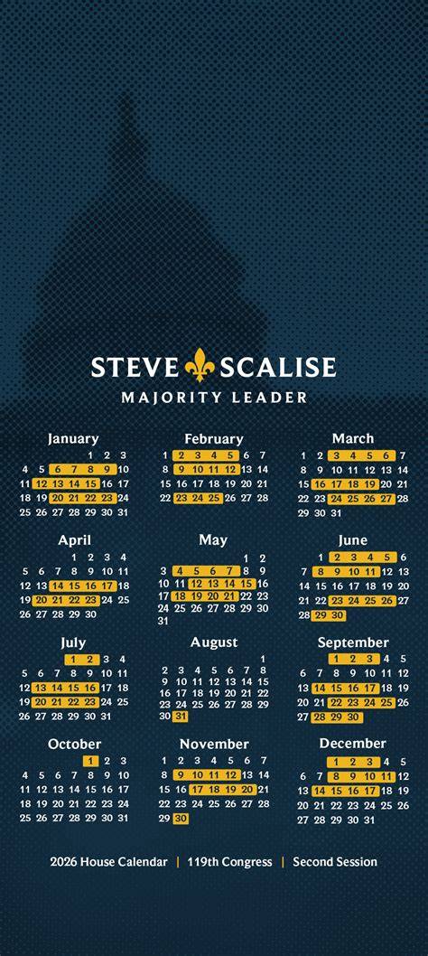 us house calendar