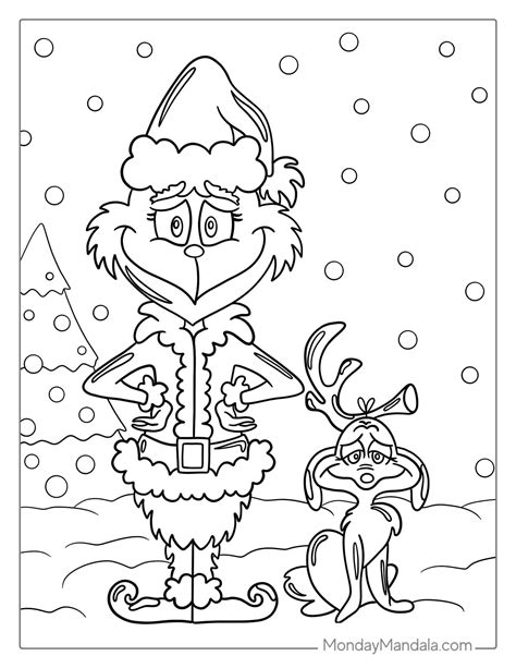 Grinch Coloring Sheet Printable