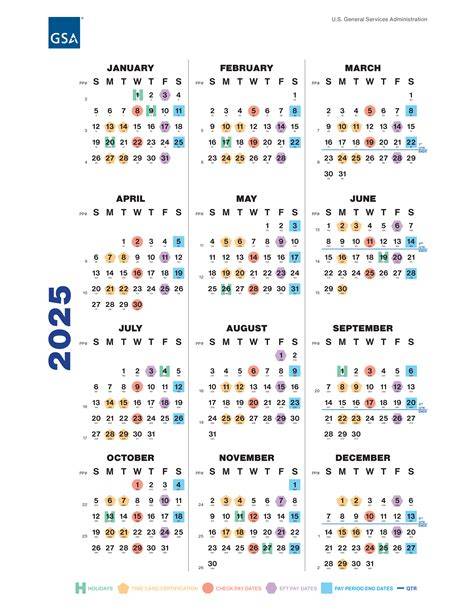Gsa Pay Calendar 2025