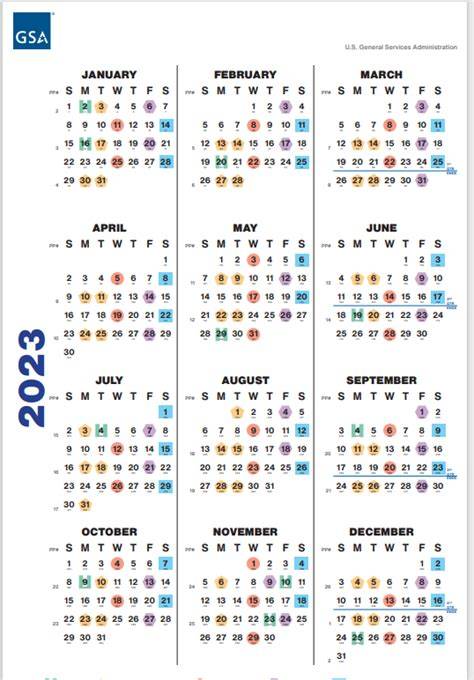 Gsa Pay Calendar