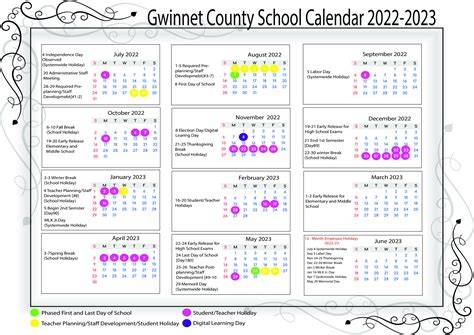 Gwinnett County School Calendar 23 24
