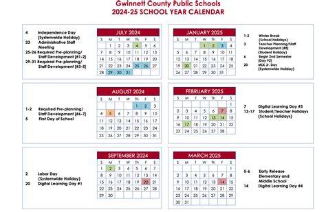 Gwinnett Public Schools Calendar