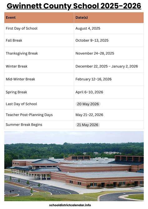Gwinnett School Calendar 25 26