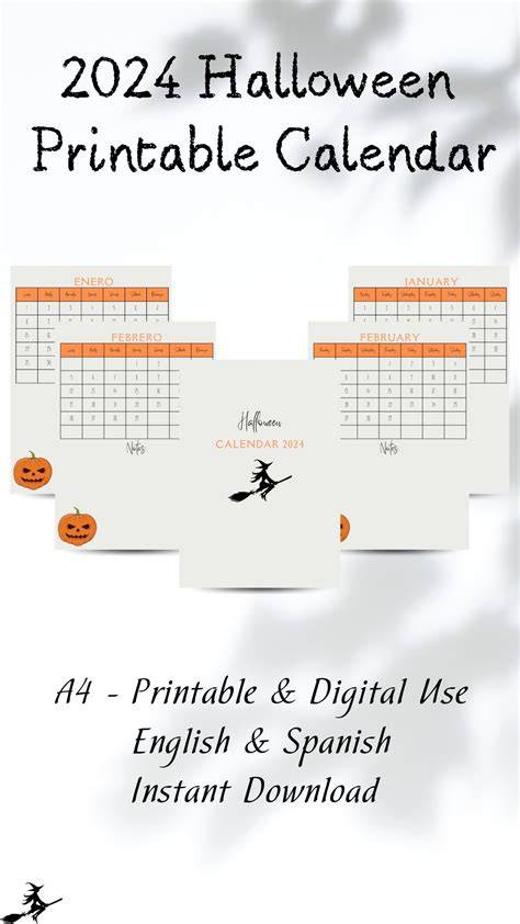 Halloween Calendar 2024