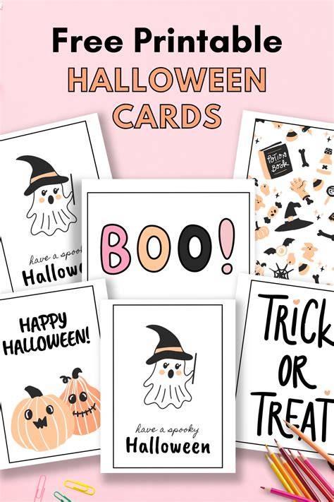 Halloween Card Printable