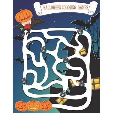 Halloween Coloring Pages Games
