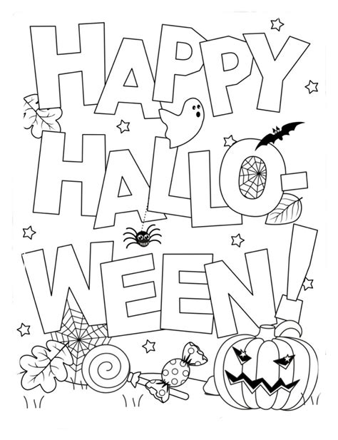 Halloween Colouring Pages