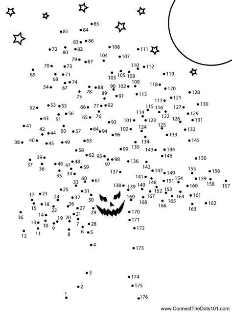 Halloween Connect The Dots Printable